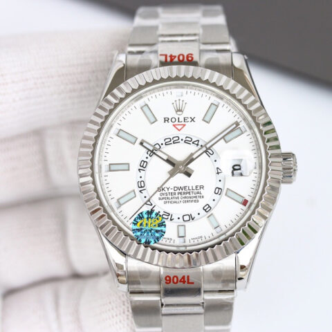 H8劳力士纵航者系列Rolex Sky-Dweller 天行者劳力士Ring Command三角坑纹