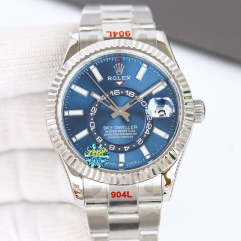H8劳力士纵航者系列Rolex Sky-Dweller 天行者劳力士Ring Command三角坑纹