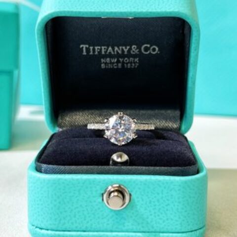 新款☑️TIFFANY& CO.蒂芙尼莫桑钻石戒