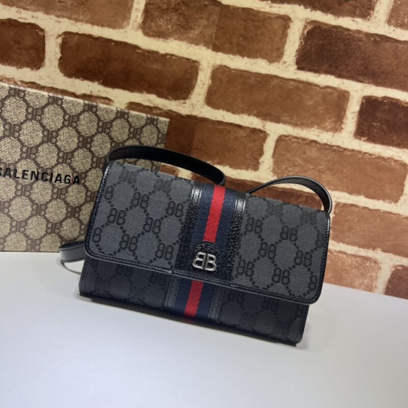 GUCCI古驰联名款双B单肩斜挎小包680131