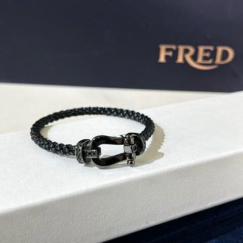 费雷德 Fred限量黑钛 黑武士手镯手绳