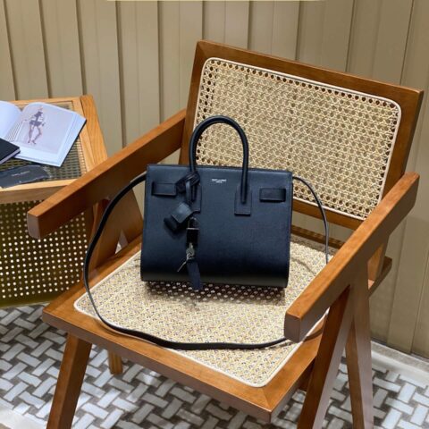 YSL sac de jour 26CM 山羊纹风琴包 377183黑色