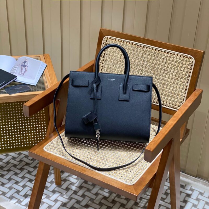 YSL sac de jour 32CM 山羊纹风琴包 324823黑色