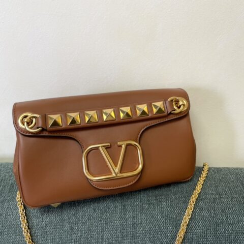 Valentino华伦天奴GaravaniStudSian软羊革肩背包1155