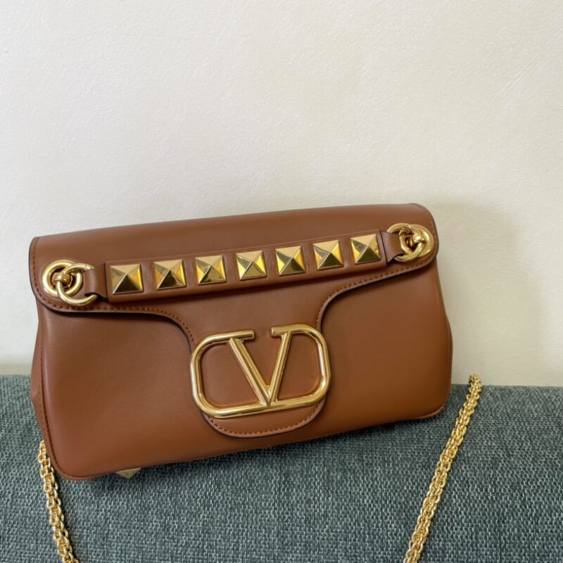 Valentino华伦天奴GaravaniStudSian软羊革肩背包1155