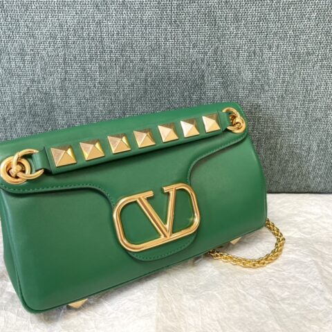 Valentino华伦天奴GaravaniStudSian软羊革肩背包1155