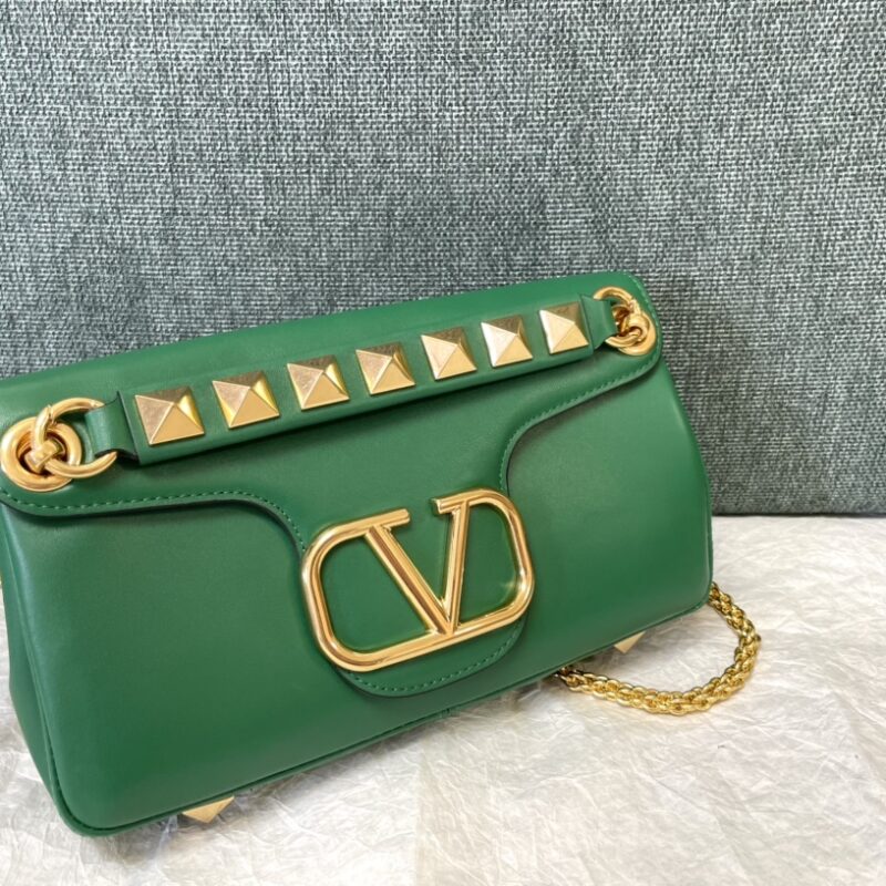 Valentino华伦天奴GaravaniStudSian软羊革肩背包1155