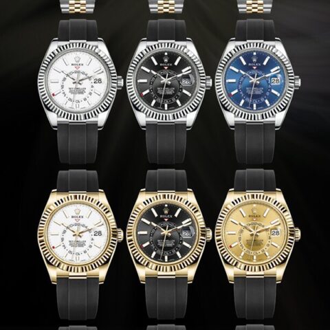 H8劳力士纵航者系列Rolex Sky-Dweller 天行者劳力士Ring Command三角坑纹