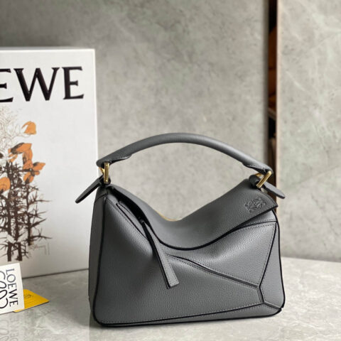 LOEWE罗意威 Puzzle bag 小号几何包 0189沥青灰24CM