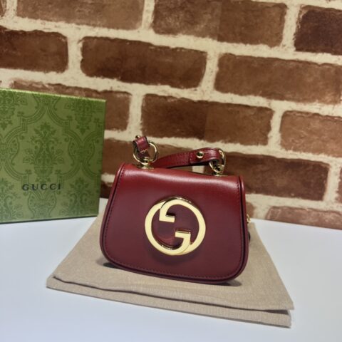 GUCCI古驰Blondie系列饰肩带钱包698635