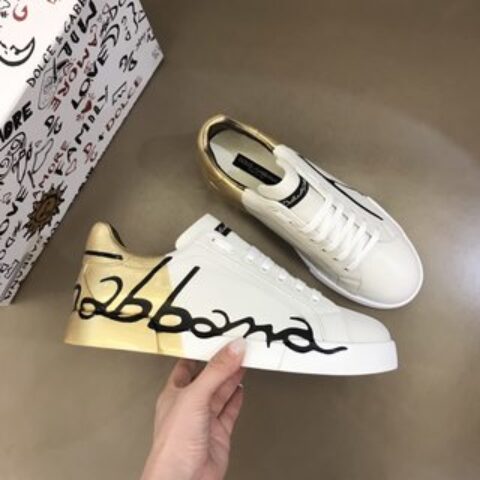 DOLCE&GABBANA杜嘉班纳   PORTOFINO涂鸦系列男士‘s运动鞋