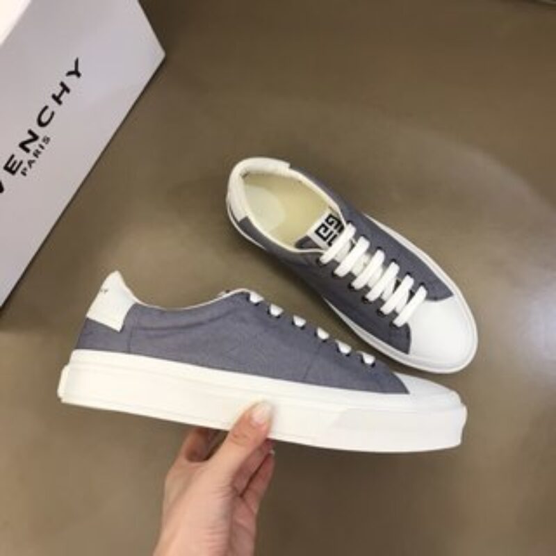 GIVENCHY纪梵希   进口牛皮拼接帆布男士经典百搭低帮运动鞋