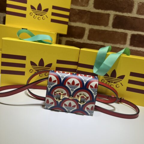 adidas x Gucci联名系列饰马衔扣卡片夹702248