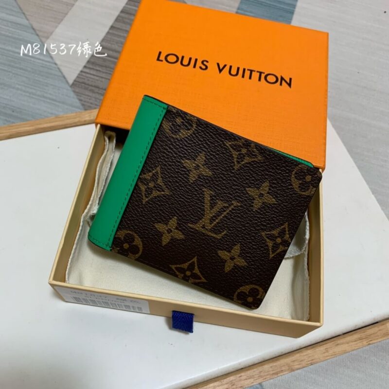 Louis Vuitton Multiple Wallet, Green, One Size