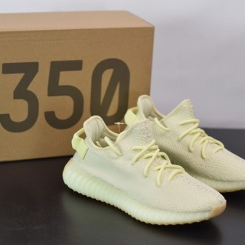 Yeezy Boost 350V2奶油黄    椰子运动跑鞋 货号：F36980
