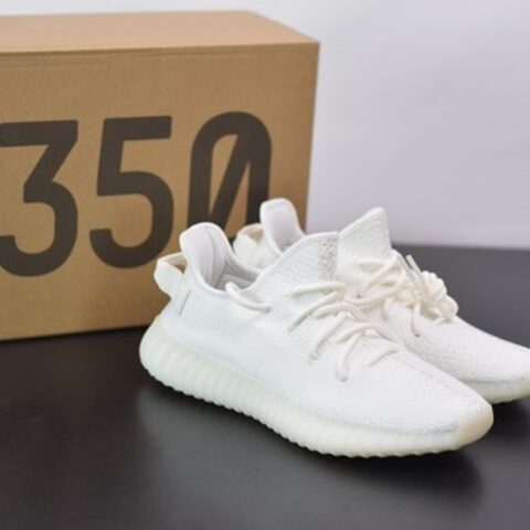 Yeezy Boost 350V2纯白冰淇淋 冰激凌椰子运动跑鞋 官方货号：CP9366