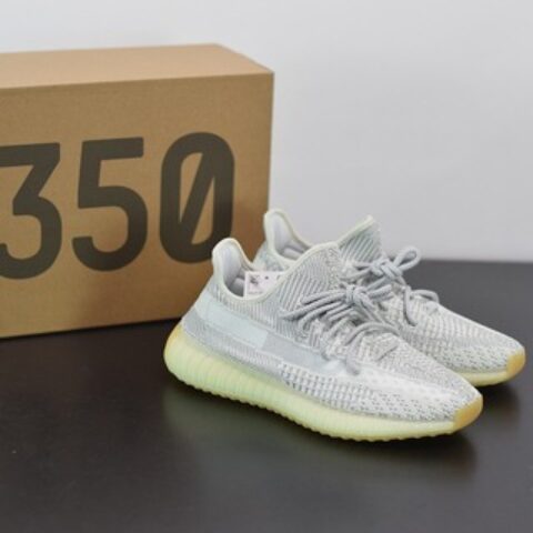 Adidas  Yeezy Boost 350V2 灰天使椰子运动跑鞋 货号 FX4348