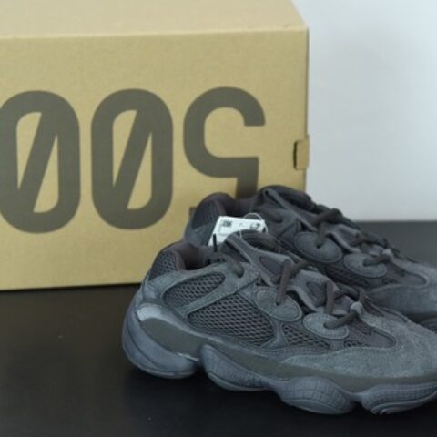 L00J6 顶级过验版  yeezy 椰子500 纯黑 货号：F36640