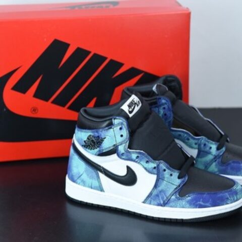 Air Jordan 1“Tie-Dye”AJ1 乔1扎染高帮运动篮球鞋 货号：CD0461-100