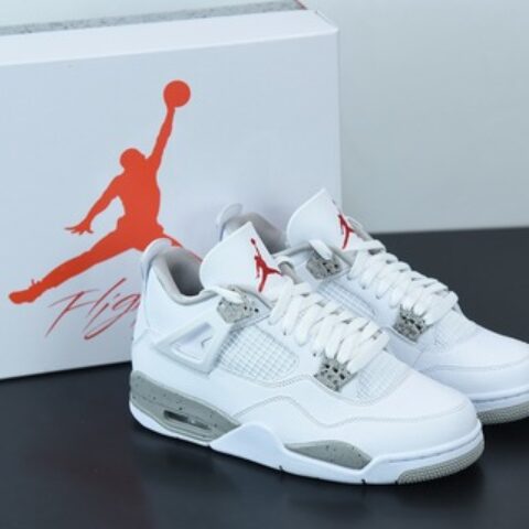 Air Jordan 4“White Oreo”KLAJ4 乔4白奥利奥中帮运动鞋 货号：CT8527-100