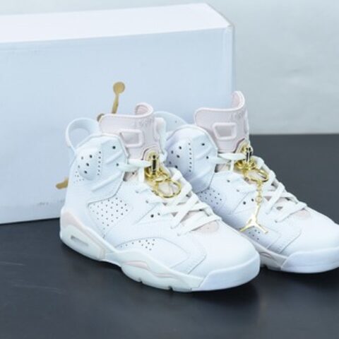aj6 WMNS “Gold Hoops”高帮篮球鞋 货号，DH9696-100