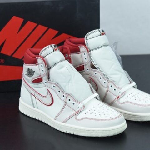 Air Jordan 1 Retro Phantom Gym Red  OG AJ1 兔八哥 高帮文化篮球鞋 555088-160