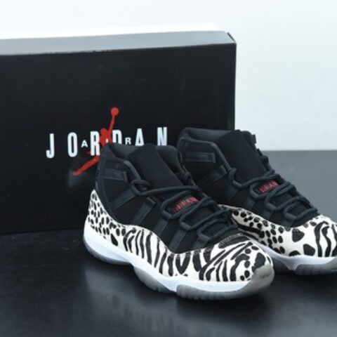 H03G5 Air Jordan 11 Retro 纯原版本"Animal Instinct" AJ11 高帮 斑马纹官方货号：AR0715-010