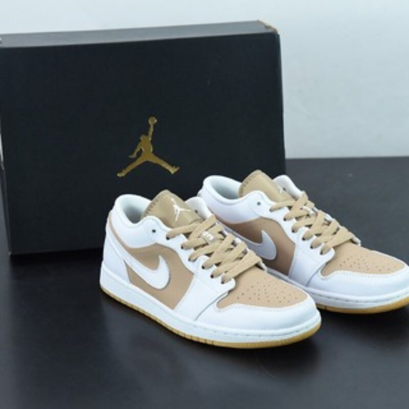 Air Jordan 1 Low "White/Tan" 低帮 白褐 AJ1 货号：DN6999-100