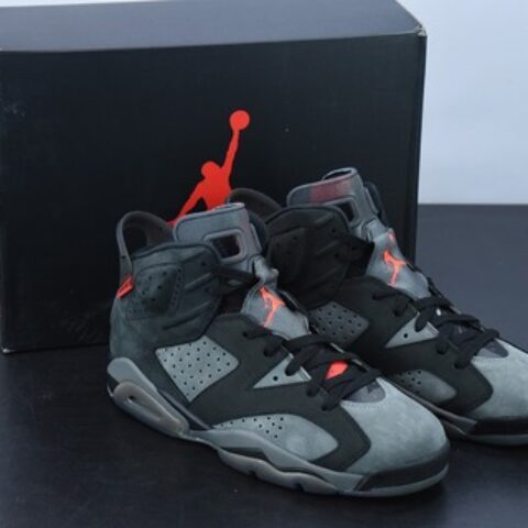 0H0G6  纯原版本 PSG x Air Jordan 6 Retro AJ6 乔6 大巴黎男子篮球鞋 CK1229-001