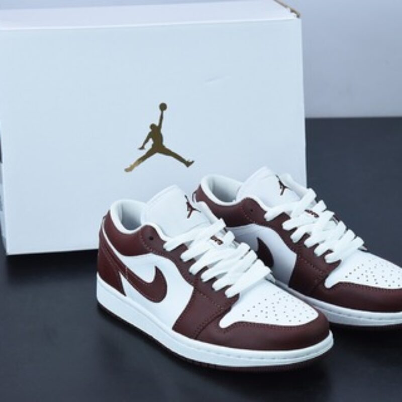 0D9D3 过验版 AJ1 Low 乔1酒红白 低帮篮球鞋 DC0774-116