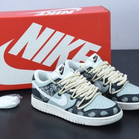 0H3G5 纯原版本 Nk Dunk Low "Retro" Vibe风做旧 解构鞋带 烟灰色 SB低帮运动休闲板鞋 DD1503-109