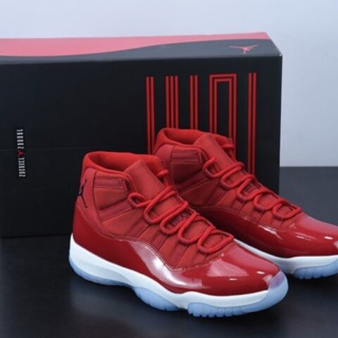 X03L6 纯原版本Air Jordan 11 Retro “Gym Red” AJ11 高帮 大学红货号：378037-623GJ