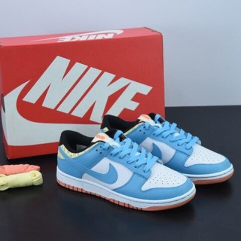 H03K5 纯原 Kyrie Irving x NK Dunk Low 凯里欧文白蓝低帮休闲运动滑板板鞋 货号：DN4179-400