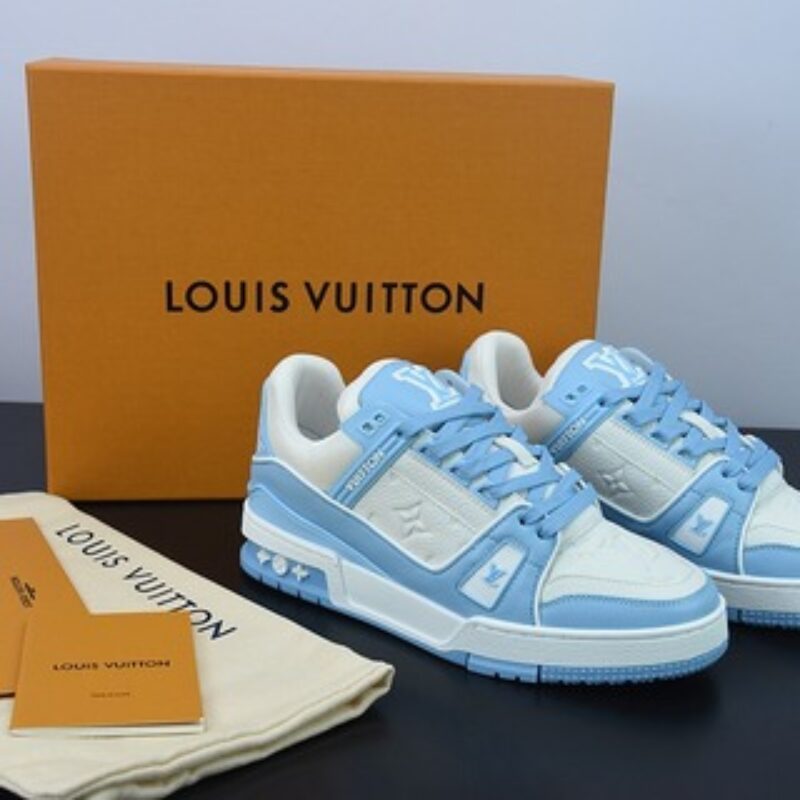 D05G7顶级纯原 Louis vuitton 路易威登 Trainer 路易威登运动鞋新配色 LV白兰