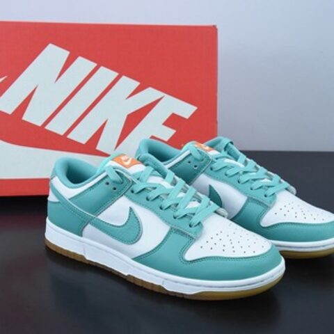 H03K5 纯原 NK Dunk Low "Teal Zeal" 水鸭青 蒂芙尼低帮休闲运动滑板板鞋  货号 DV2190-100