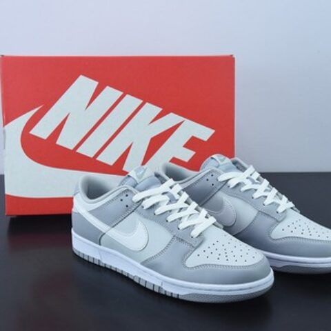 M00M5 纯原版本 Nike Dunk Low Retro “Grey White” 酷灰低帮休闲运动滑板板鞋 主货号：DJ6188-001