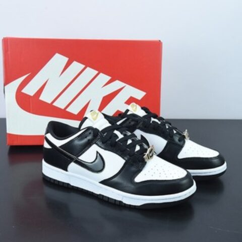 NK Dunk Low  " Would Champ" 熊猫 金扣 低帮运动休闲板鞋货号DR9511-100