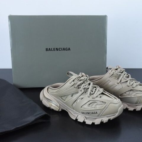 Balenciaga Sneaker Tess s.Gomma MAILLE WHITE/ORANGE三代户外概念鞋 半拖