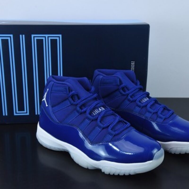Jordan 11 Retro"Midnight Navy White"乔丹11代午夜蓝白蓝高帮篮球鞋 货号：AT7802-115