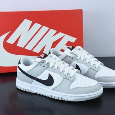 Nike SB Dunk Low"Lottery"扣篮系列低帮休闲运动滑板板鞋“浅灰灰白黑刮刮乐”货号：DR9654-001