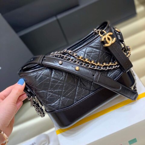 CHANEL Gabrielle hobo bag 流浪包 A91810黑色