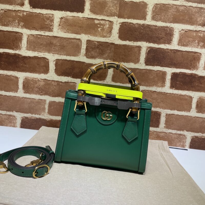 GUCCI古驰Diana竹节迷你托特包655661