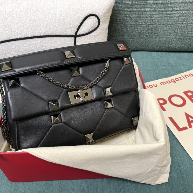 Valentino华伦天奴Garavani Roman Stud 纳帕羊皮革链条包0188