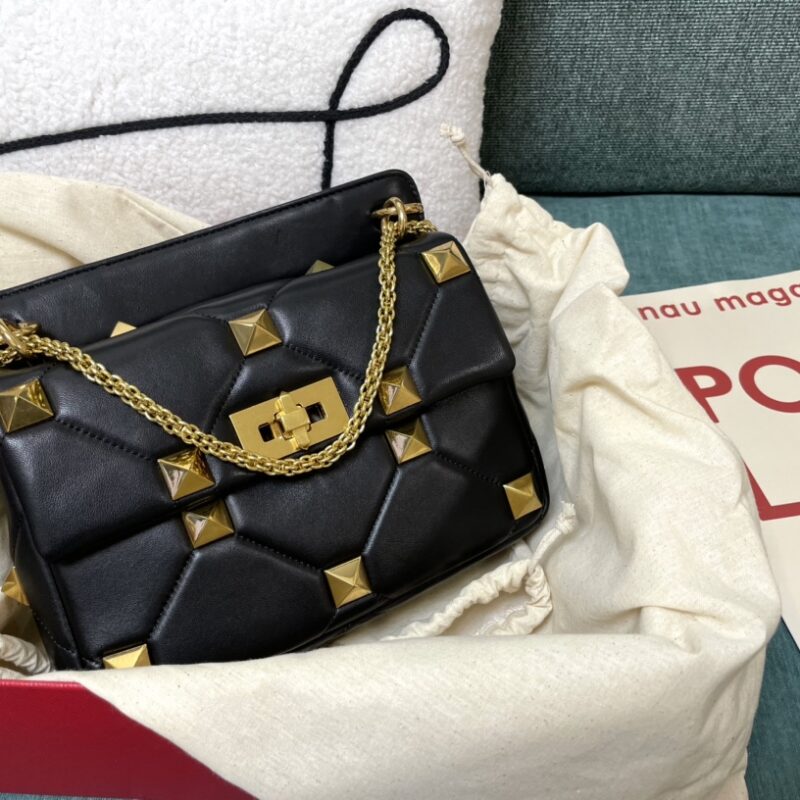 Valentino华伦天奴Garavani Roman Stud 纳帕羊皮革链条包0188