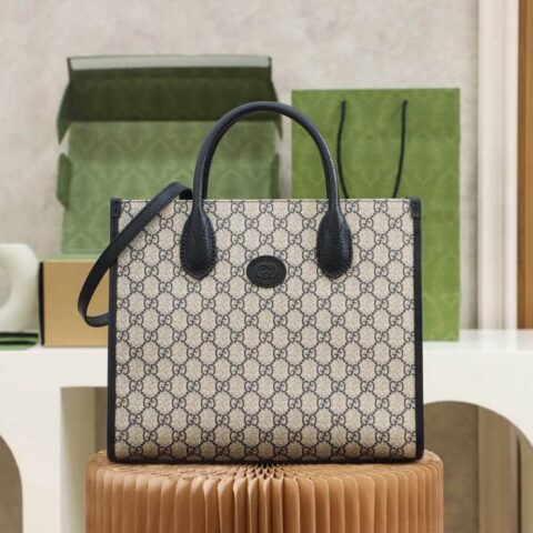 GUCCI 互扣式双G小号托特包 659983 K9GSN 4075