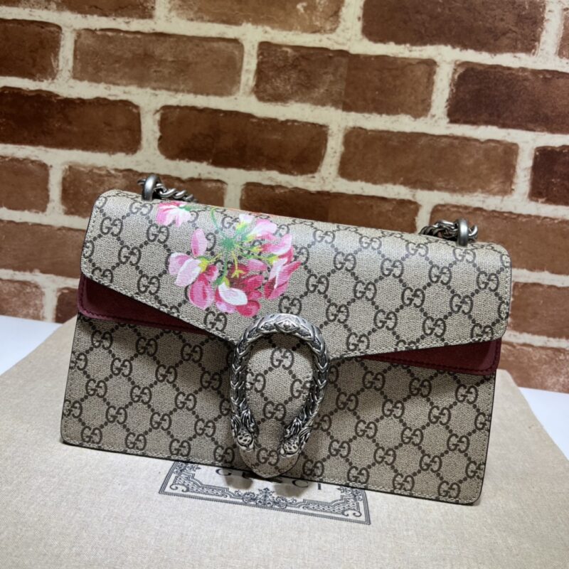 GUCCI古驰Dionysus系列小号GG Blooms肩背包400249