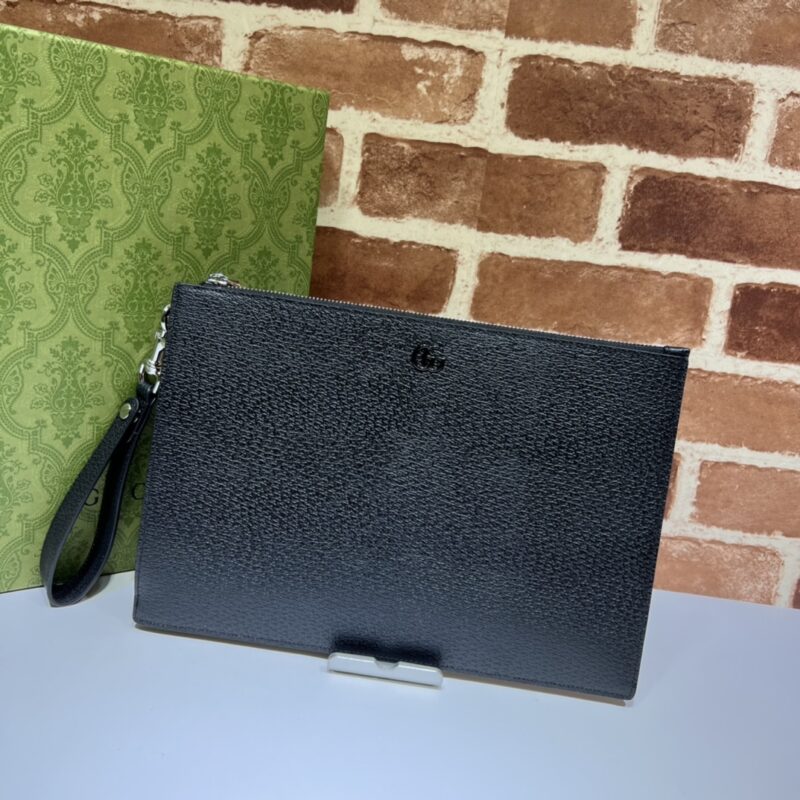 GUCCI古驰GG Marmont系列皮革手拿包475317