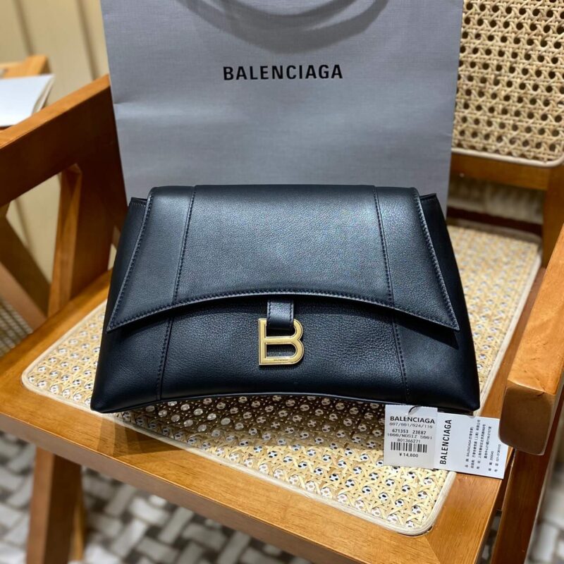 Balenciaga Downtown 29CM BAG 671353黑色/金扣