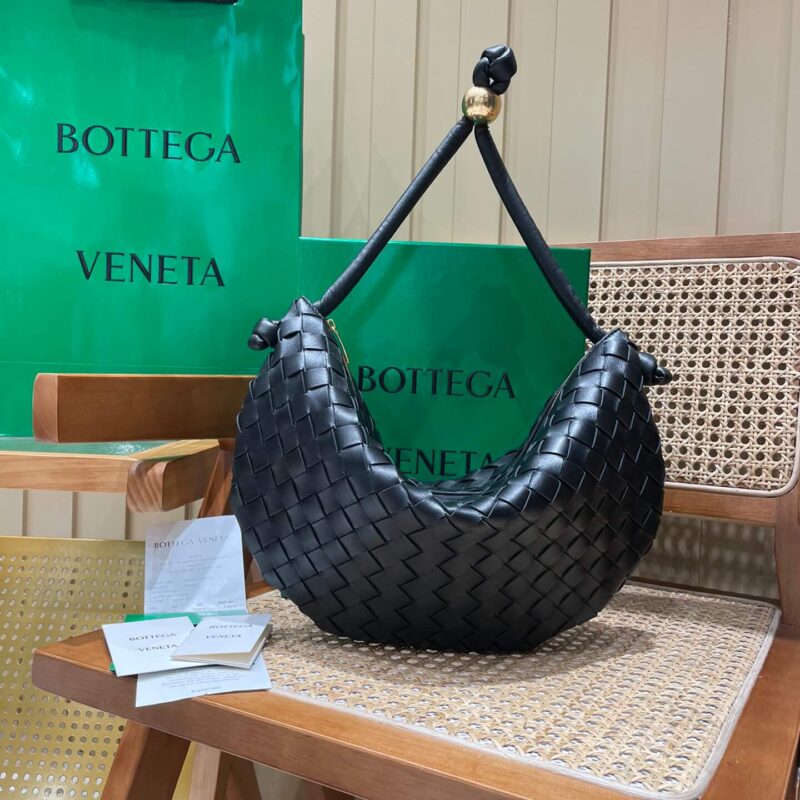 Bottega Veneta葆蝶家 TURN 40CM BAG 701024黑色