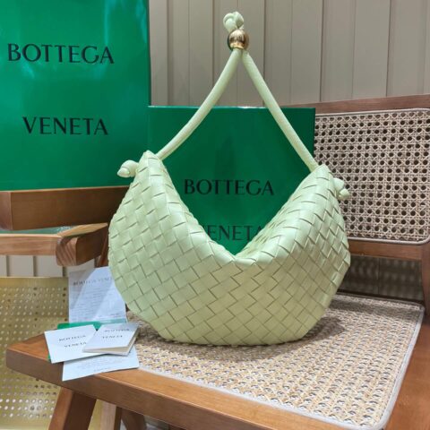 Bottega Veneta葆蝶家 TURN 40CM BAG 701024亮黄